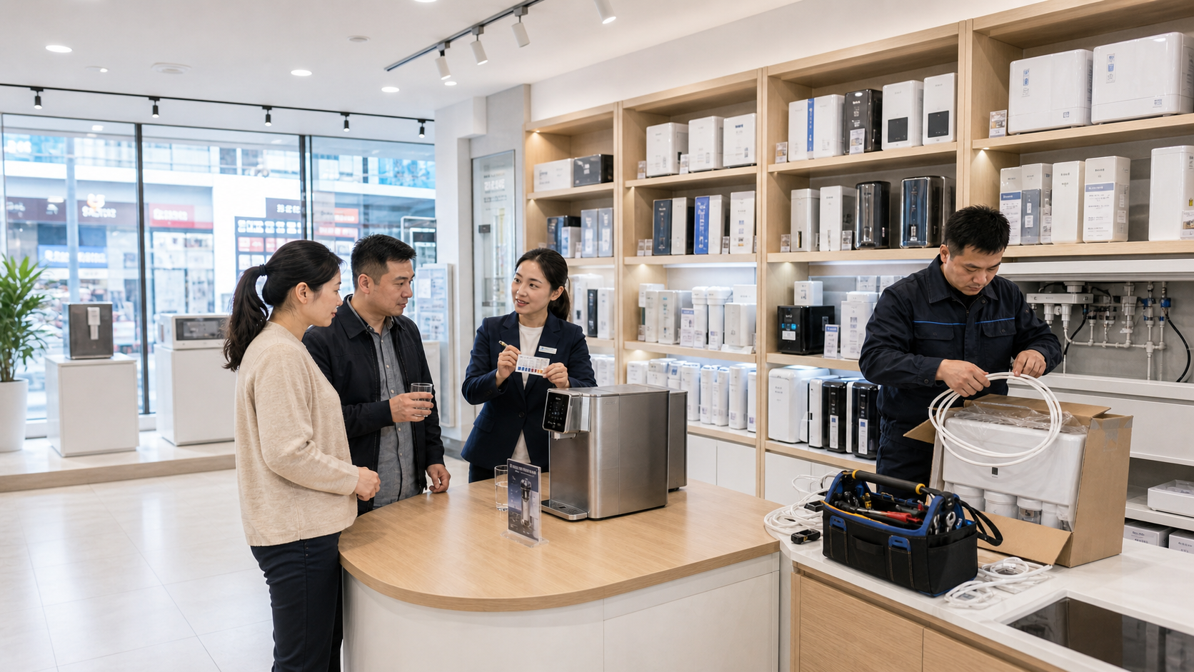 净水与零售门店
